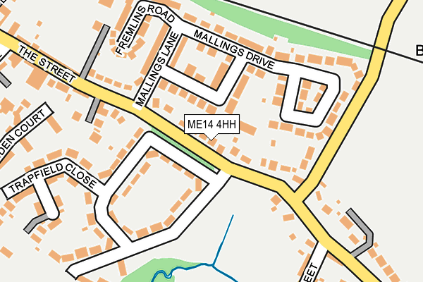 ME14 4HH map - OS OpenMap – Local (Ordnance Survey) ME14 4HH map - OS OpenMap – Local (Ordnance Survey)