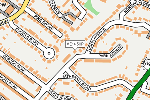 ME14 5HP map - OS OpenMap – Local (Ordnance Survey)