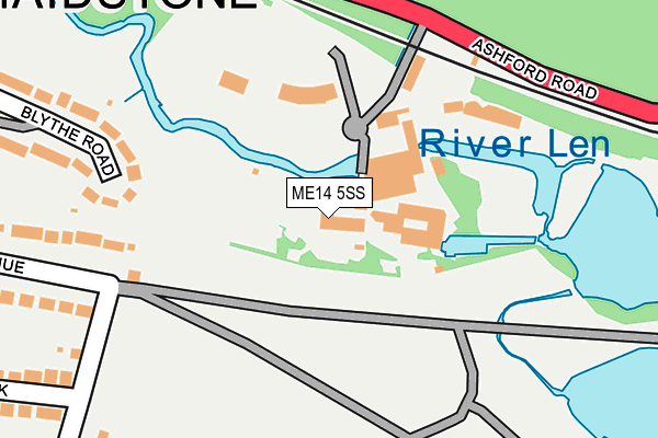 ME14 5SS map - OS OpenMap – Local (Ordnance Survey) ME14 5SS map - OS OpenMap – Local (Ordnance Survey)