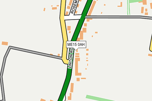 ME15 0AH map - OS OpenMap – Local (Ordnance Survey) ME15 0AH map - OS OpenMap – Local (Ordnance Survey)