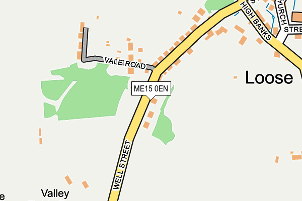 ME15 0EN map - OS OpenMap – Local (Ordnance Survey) ME15 0EN map - OS OpenMap – Local (Ordnance Survey)