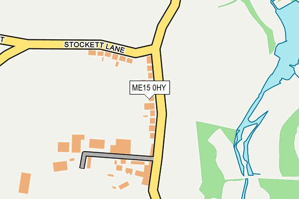 ME15 0HY map - OS OpenMap – Local (Ordnance Survey) ME15 0HY map - OS OpenMap – Local (Ordnance Survey)