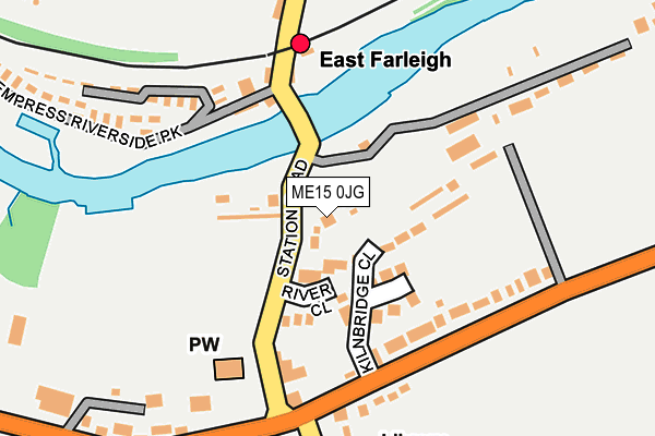ME15 0JG map - OS OpenMap – Local (Ordnance Survey) ME15 0JG map - OS OpenMap – Local (Ordnance Survey)