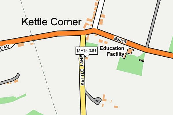 ME15 0JU map - OS OpenMap – Local (Ordnance Survey) ME15 0JU map - OS OpenMap – Local (Ordnance Survey)