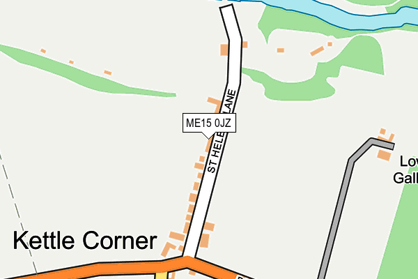 ME15 0JZ map - OS OpenMap – Local (Ordnance Survey) ME15 0JZ map - OS OpenMap – Local (Ordnance Survey)