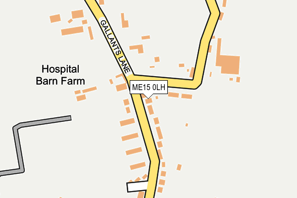 ME15 0LH map - OS OpenMap – Local (Ordnance Survey) ME15 0LH map - OS OpenMap – Local (Ordnance Survey)
