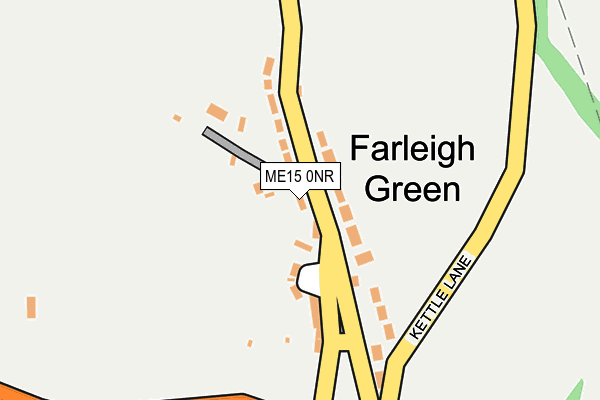 ME15 0NR map - OS OpenMap – Local (Ordnance Survey)