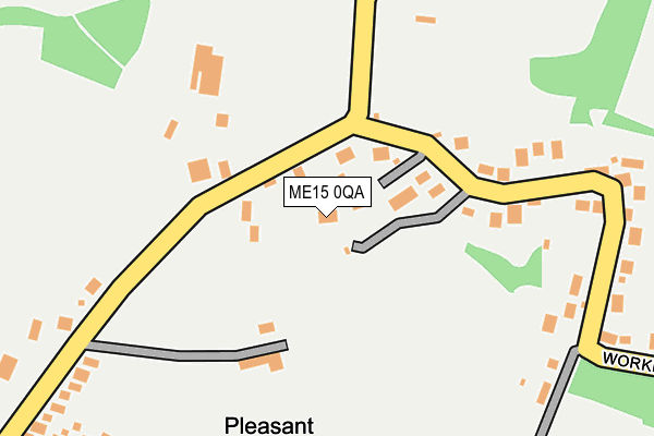ME15 0QA map - OS OpenMap – Local (Ordnance Survey) ME15 0QA map - OS OpenMap – Local (Ordnance Survey)