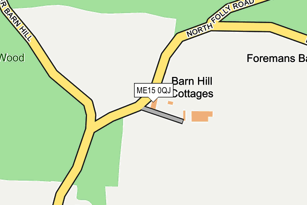 ME15 0QJ map - OS OpenMap – Local (Ordnance Survey) ME15 0QJ map - OS OpenMap – Local (Ordnance Survey)