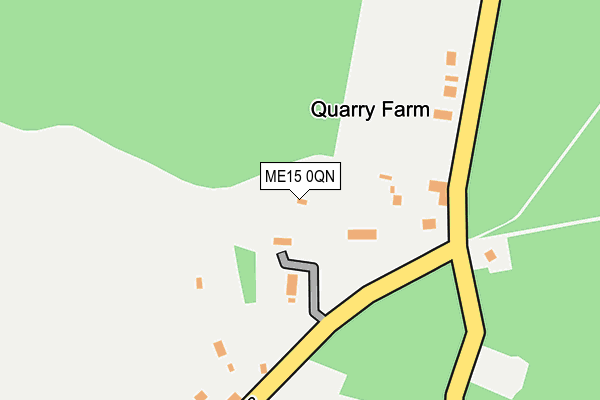 ME15 0QN map - OS OpenMap – Local (Ordnance Survey)
