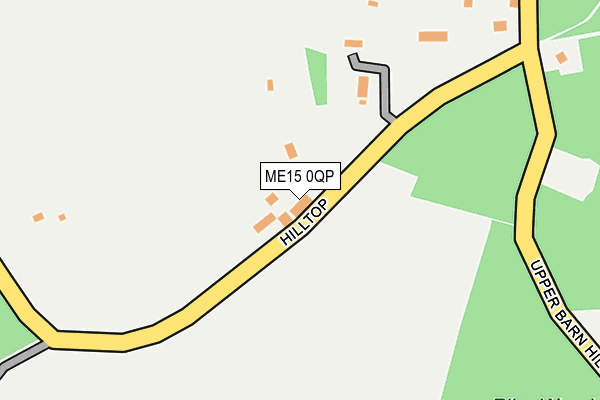 ME15 0QP map - OS OpenMap – Local (Ordnance Survey) ME15 0QP map - OS OpenMap – Local (Ordnance Survey)