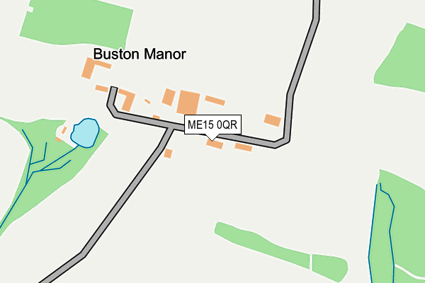 ME15 0QR map - OS OpenMap – Local (Ordnance Survey)