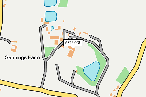 ME15 0QU map - OS OpenMap – Local (Ordnance Survey) ME15 0QU map - OS OpenMap – Local (Ordnance Survey)