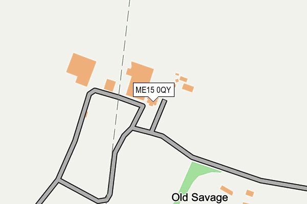 ME15 0QY map - OS OpenMap – Local (Ordnance Survey) ME15 0QY map - OS OpenMap – Local (Ordnance Survey)