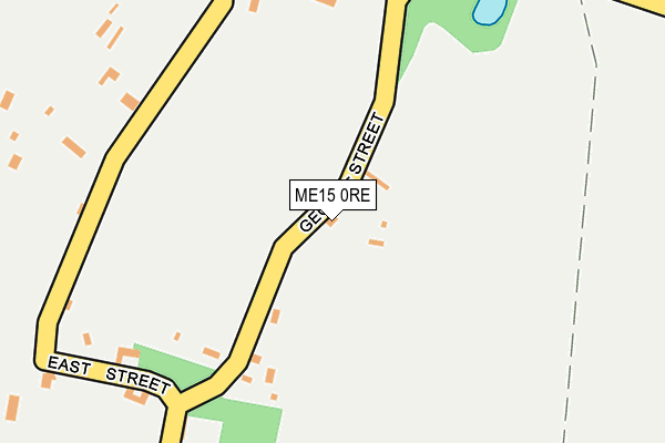 ME15 0RE map - OS OpenMap – Local (Ordnance Survey) ME15 0RE map - OS OpenMap – Local (Ordnance Survey)