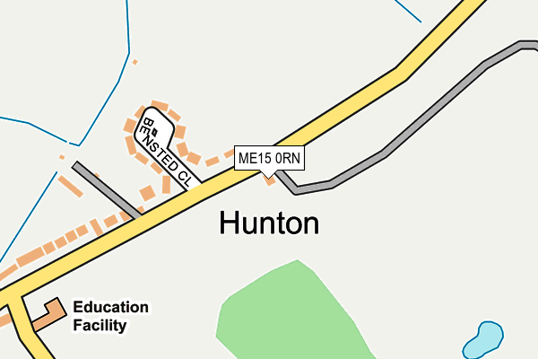 ME15 0RN map - OS OpenMap – Local (Ordnance Survey) ME15 0RN map - OS OpenMap – Local (Ordnance Survey)