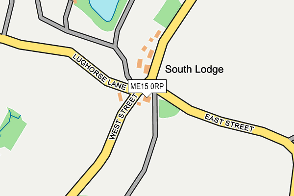 ME15 0RP map - OS OpenMap – Local (Ordnance Survey)
