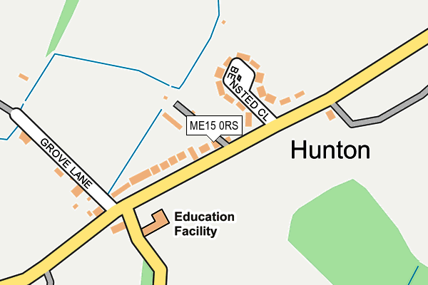 ME15 0RS map - OS OpenMap – Local (Ordnance Survey) ME15 0RS map - OS OpenMap – Local (Ordnance Survey)