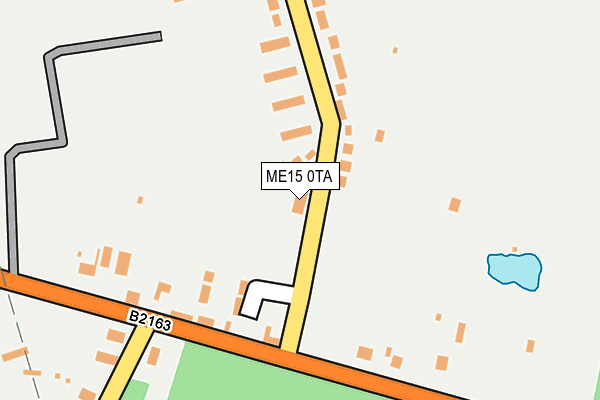 ME15 0TA map - OS OpenMap – Local (Ordnance Survey)