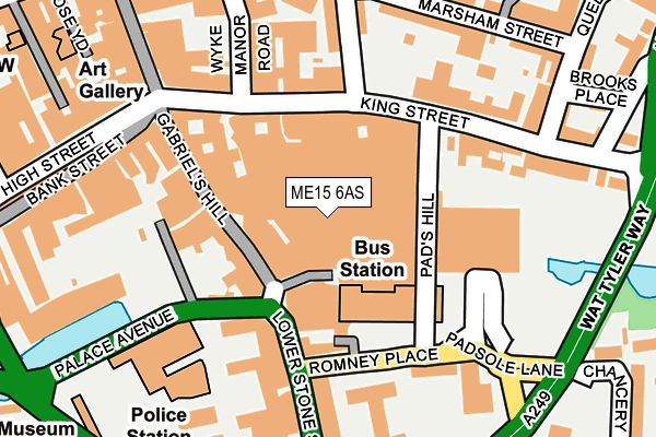 ME15 6AS map - OS OpenMap – Local (Ordnance Survey) ME15 6AS map - OS OpenMap – Local (Ordnance Survey)