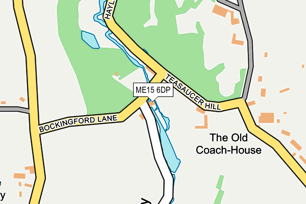 ME15 6DP map - OS OpenMap – Local (Ordnance Survey) ME15 6DP map - OS OpenMap – Local (Ordnance Survey)