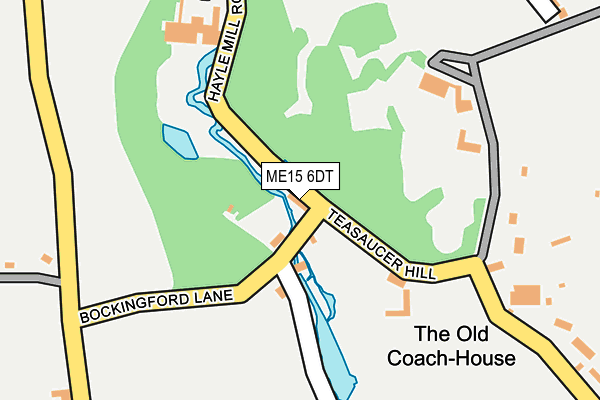 ME15 6DT map - OS OpenMap – Local (Ordnance Survey) ME15 6DT map - OS OpenMap – Local (Ordnance Survey)