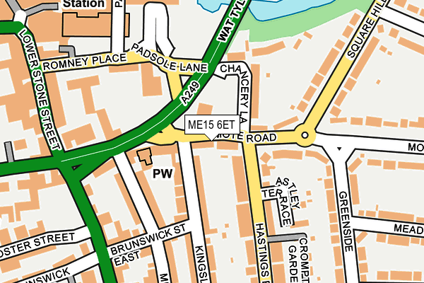 ME15 6ET map - OS OpenMap – Local (Ordnance Survey) ME15 6ET map - OS OpenMap – Local (Ordnance Survey)