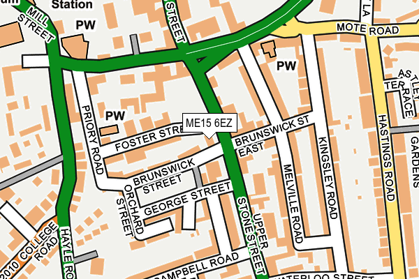 ME15 6EZ map - OS OpenMap – Local (Ordnance Survey) ME15 6EZ map - OS OpenMap – Local (Ordnance Survey)