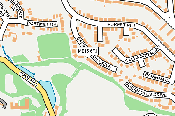 ME15 6FJ map - OS OpenMap – Local (Ordnance Survey) ME15 6FJ map - OS OpenMap – Local (Ordnance Survey)