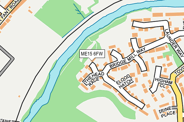 ME15 6FW map - OS OpenMap – Local (Ordnance Survey) ME15 6FW map - OS OpenMap – Local (Ordnance Survey)