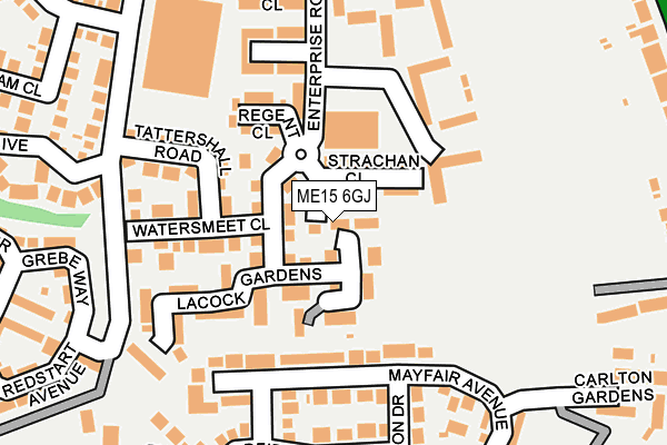 ME15 6GJ map - OS OpenMap – Local (Ordnance Survey) ME15 6GJ map - OS OpenMap – Local (Ordnance Survey)