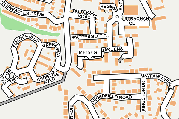 ME15 6GT map - OS OpenMap – Local (Ordnance Survey) ME15 6GT map - OS OpenMap – Local (Ordnance Survey)