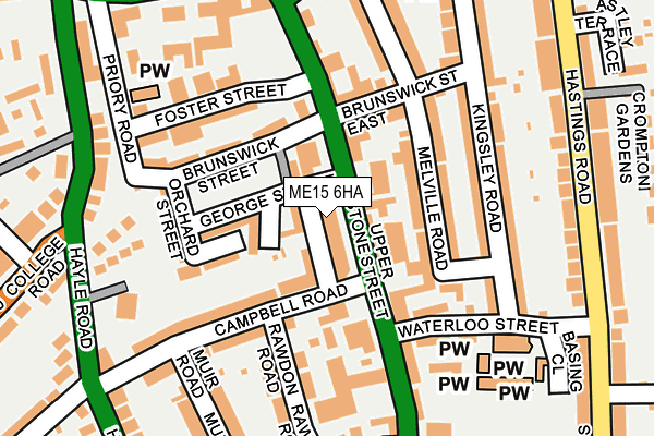 ME15 6HA map - OS OpenMap – Local (Ordnance Survey) ME15 6HA map - OS OpenMap – Local (Ordnance Survey)