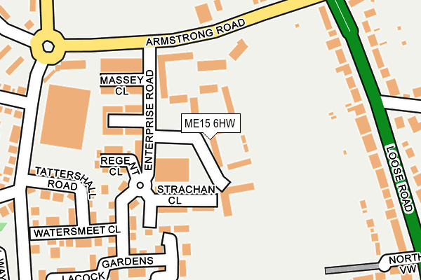 ME15 6HW map - OS OpenMap – Local (Ordnance Survey) ME15 6HW map - OS OpenMap – Local (Ordnance Survey)