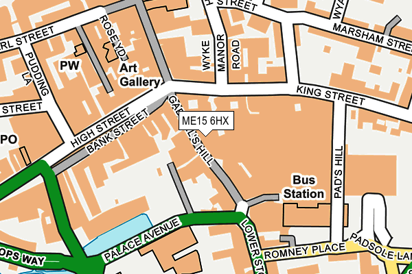 ME15 6HX map - OS OpenMap – Local (Ordnance Survey) ME15 6HX map - OS OpenMap – Local (Ordnance Survey)