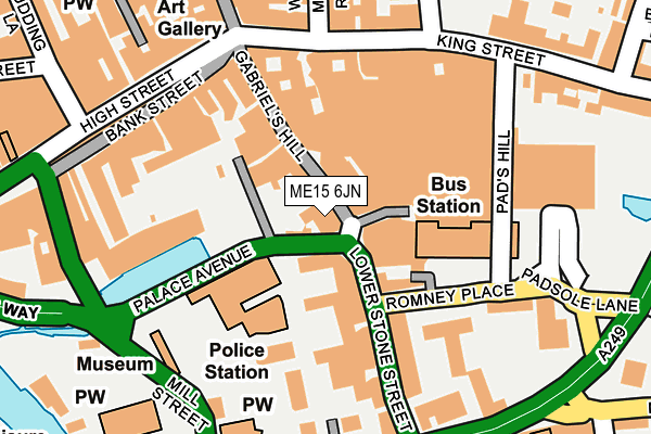ME15 6JN map - OS OpenMap – Local (Ordnance Survey)