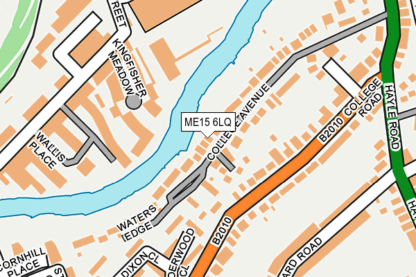 ME15 6LQ map - OS OpenMap – Local (Ordnance Survey) ME15 6LQ map - OS OpenMap – Local (Ordnance Survey)