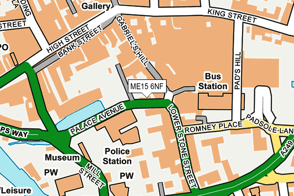 ME15 6NF map - OS OpenMap – Local (Ordnance Survey) ME15 6NF map - OS OpenMap – Local (Ordnance Survey)