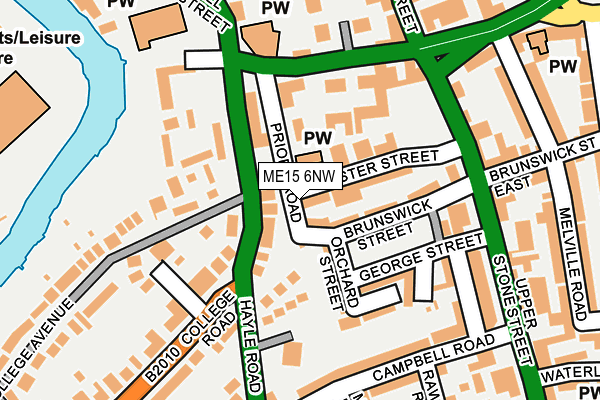 ME15 6NW map - OS OpenMap – Local (Ordnance Survey) ME15 6NW map - OS OpenMap – Local (Ordnance Survey)