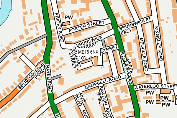 ME15 6NX map - OS OpenMap – Local (Ordnance Survey) ME15 6NX map - OS OpenMap – Local (Ordnance Survey)