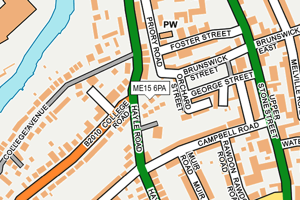 ME15 6PA map - OS OpenMap – Local (Ordnance Survey) ME15 6PA map - OS OpenMap – Local (Ordnance Survey)