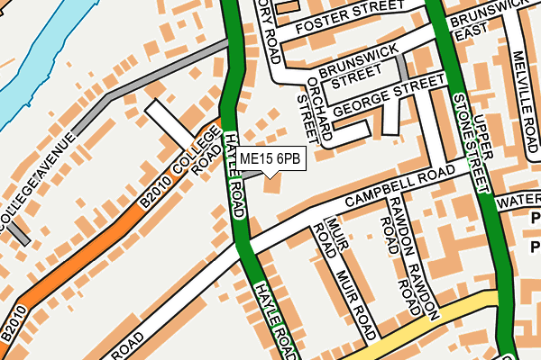 ME15 6PB map - OS OpenMap – Local (Ordnance Survey) ME15 6PB map - OS OpenMap – Local (Ordnance Survey)