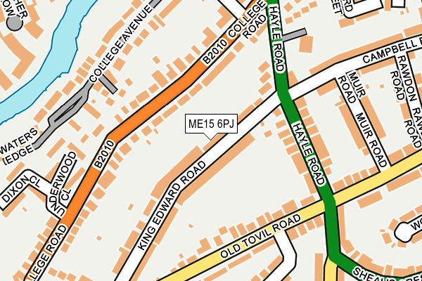 ME15 6PJ map - OS OpenMap – Local (Ordnance Survey) ME15 6PJ map - OS OpenMap – Local (Ordnance Survey)