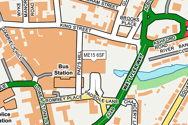 ME15 6SF map - OS OpenMap – Local (Ordnance Survey) ME15 6SF map - OS OpenMap – Local (Ordnance Survey)
