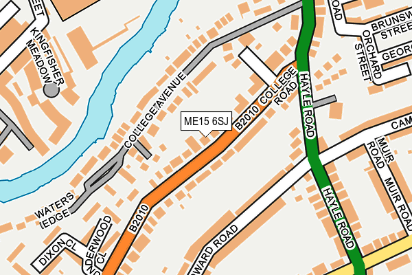 ME15 6SJ map - OS OpenMap – Local (Ordnance Survey) ME15 6SJ map - OS OpenMap – Local (Ordnance Survey)