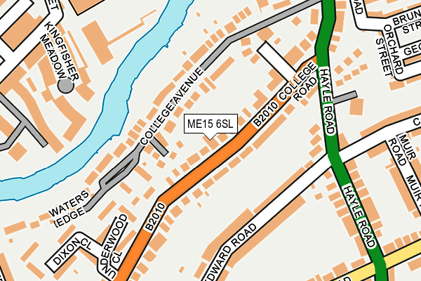 ME15 6SL map - OS OpenMap – Local (Ordnance Survey) ME15 6SL map - OS OpenMap – Local (Ordnance Survey)