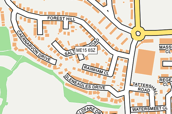 ME15 6SZ map - OS OpenMap – Local (Ordnance Survey) ME15 6SZ map - OS OpenMap – Local (Ordnance Survey)