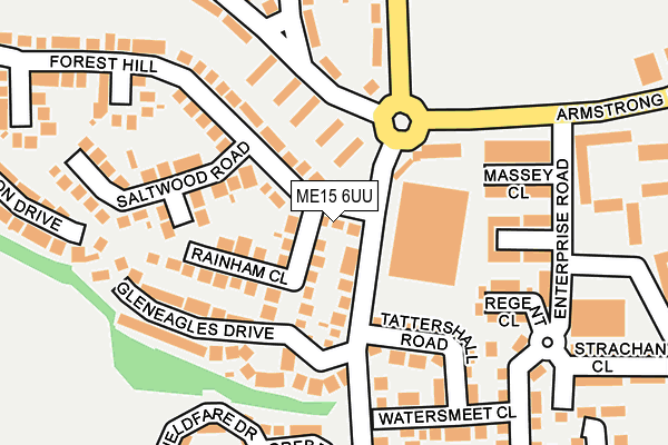 ME15 6UU map - OS OpenMap – Local (Ordnance Survey) ME15 6UU map - OS OpenMap – Local (Ordnance Survey)
