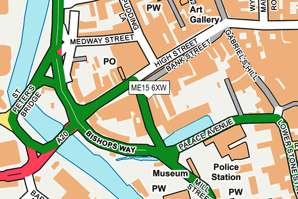 ME15 6XW map - OS OpenMap – Local (Ordnance Survey) ME15 6XW map - OS OpenMap – Local (Ordnance Survey)