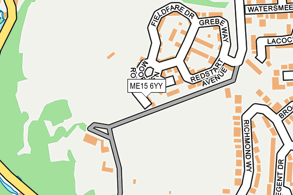 ME15 6YY map - OS OpenMap – Local (Ordnance Survey) ME15 6YY map - OS OpenMap – Local (Ordnance Survey)